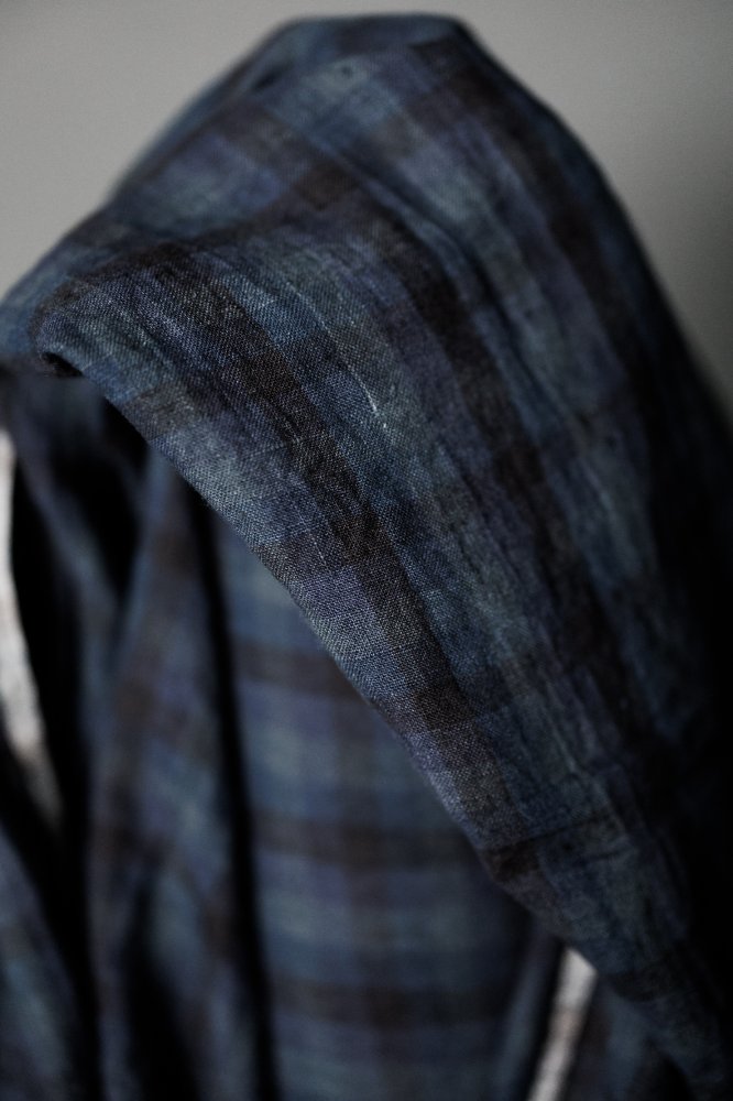 European Laundered Linen Check - All The Blues