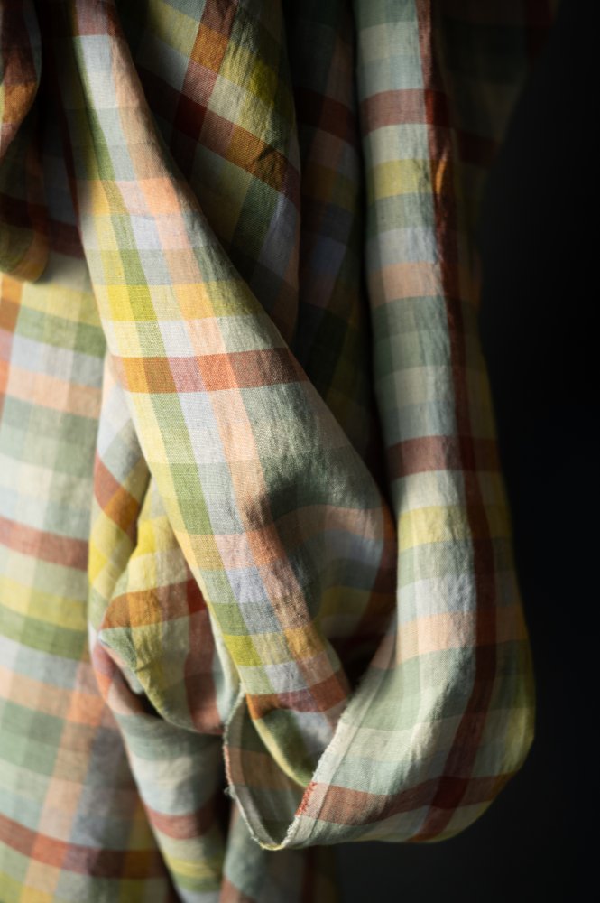 European Laundered Linen Check - Aurora