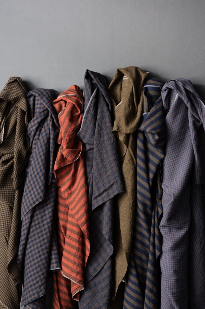 European Laundered Linen Stripe - Biscotti