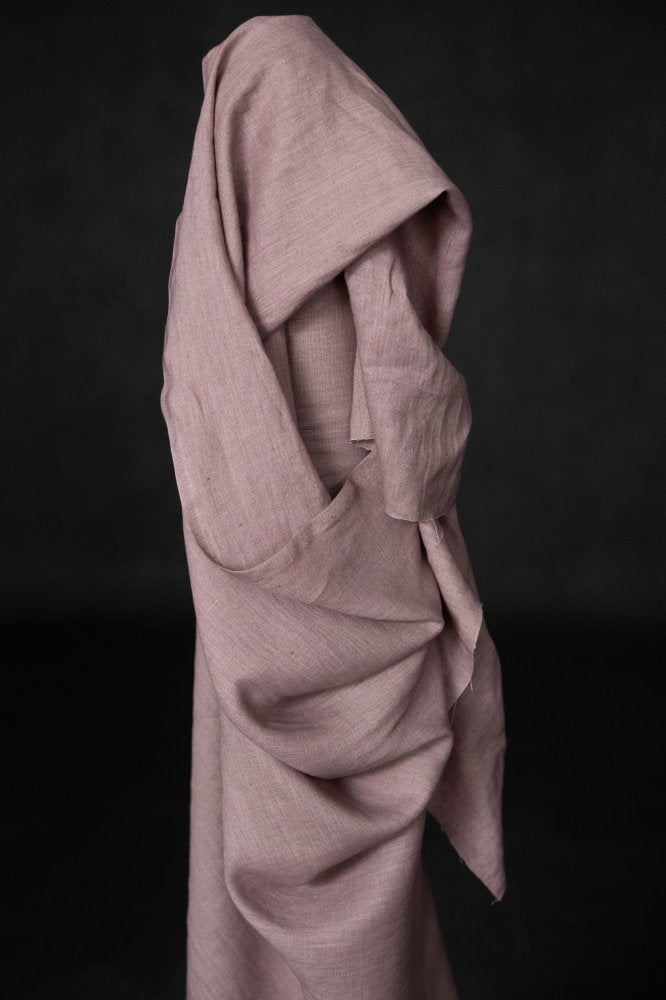 pink purple linen fabric
