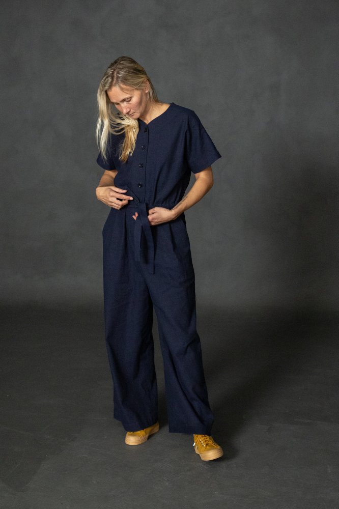 Linen/Recycled Linen/Organic Cotton *discounted - Dark Navy