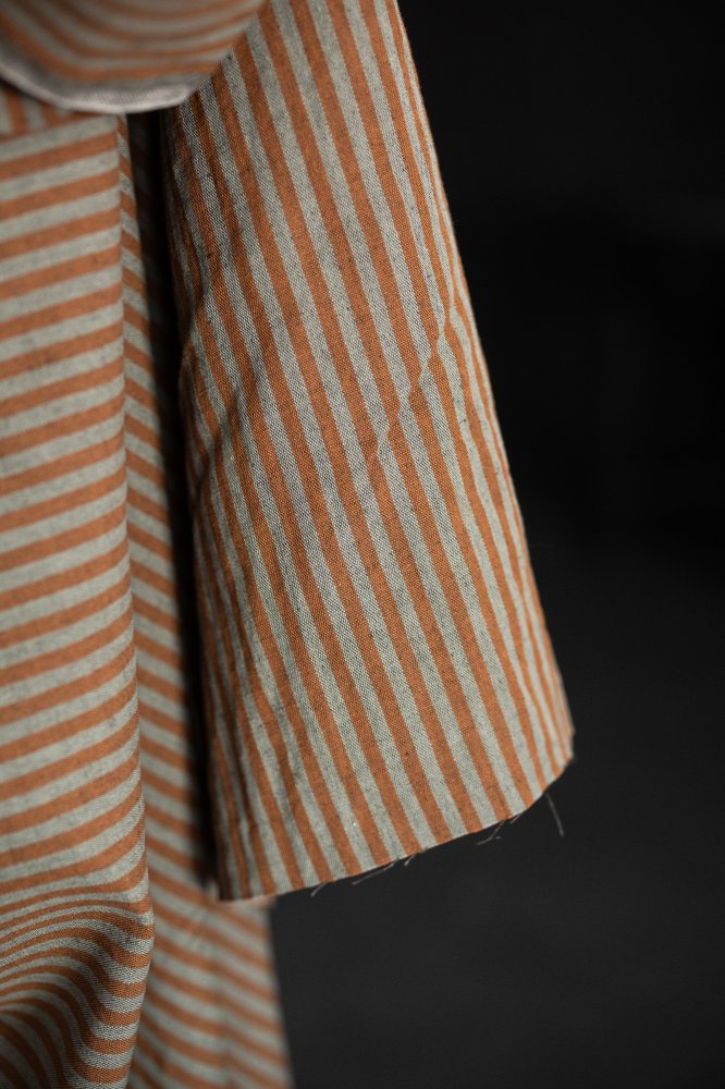 European Laundered Linen/Cotton - Dalloway Stripe