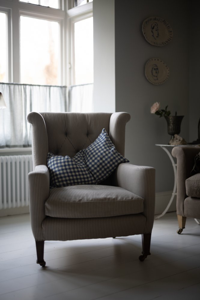 European Laundered Linen Gingham - Faro