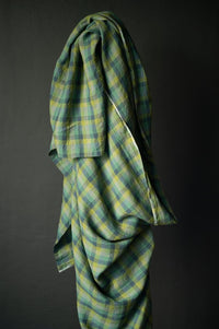 European Laundered Linen Gingham - Following