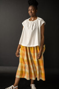 European Laundered Linen Check - Island Life