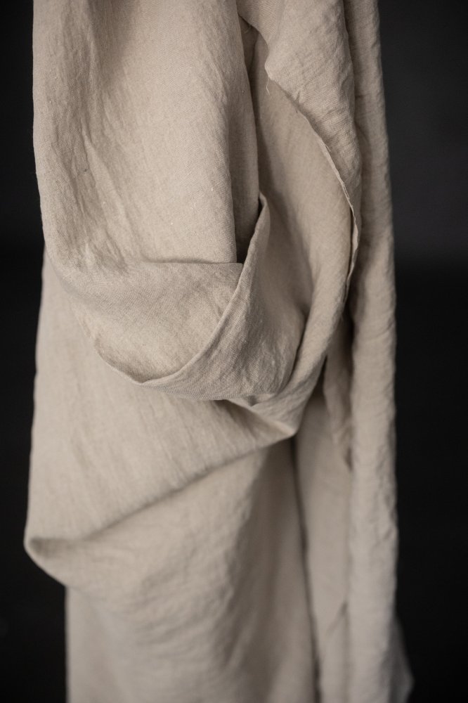 Extra Wide Laundered Linen - Natural