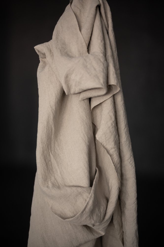 Extra Wide Laundered Linen - Natural