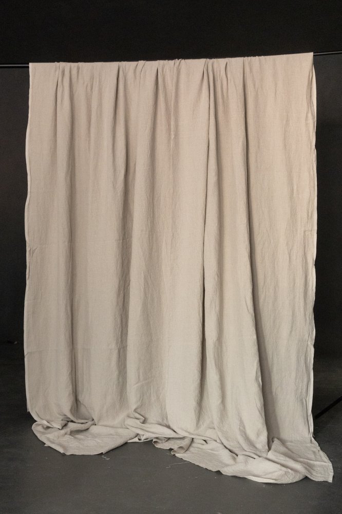 Extra Wide Laundered Linen - Natural