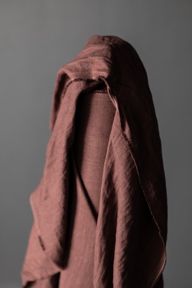European Laundered Linen - Oxblood 185