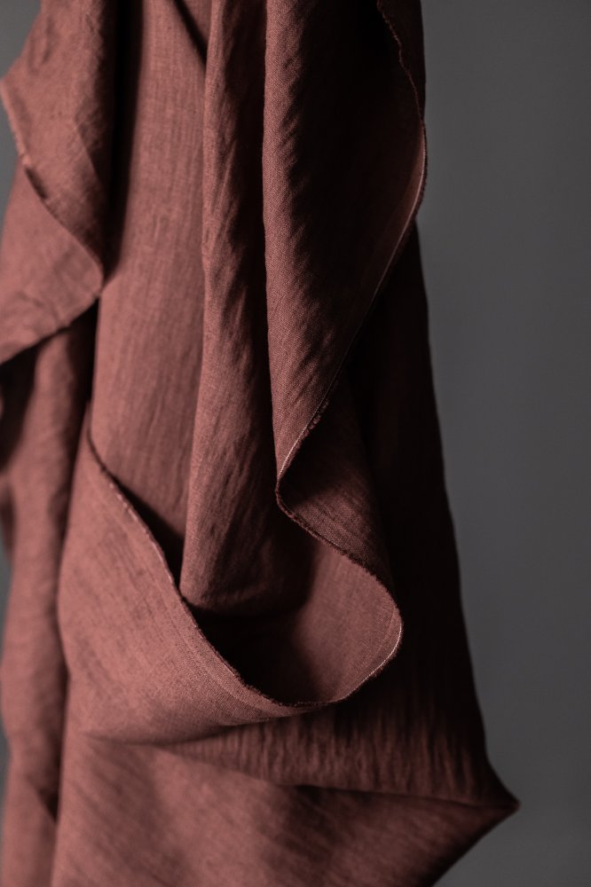 European Laundered Linen - Oxblood 185