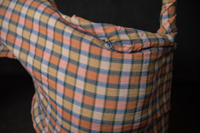 European Laundered Linen Check - Smoked Bergamot