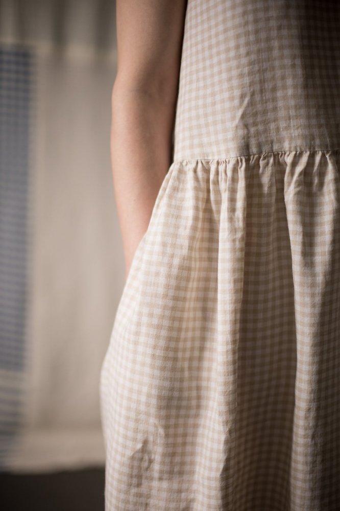 European Laundered Linen Gingham - Sommen
