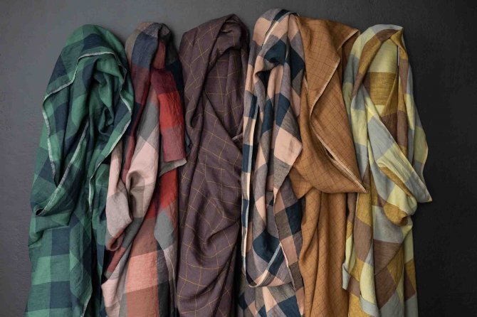 European Laundered Linen Check - Sophia Plum