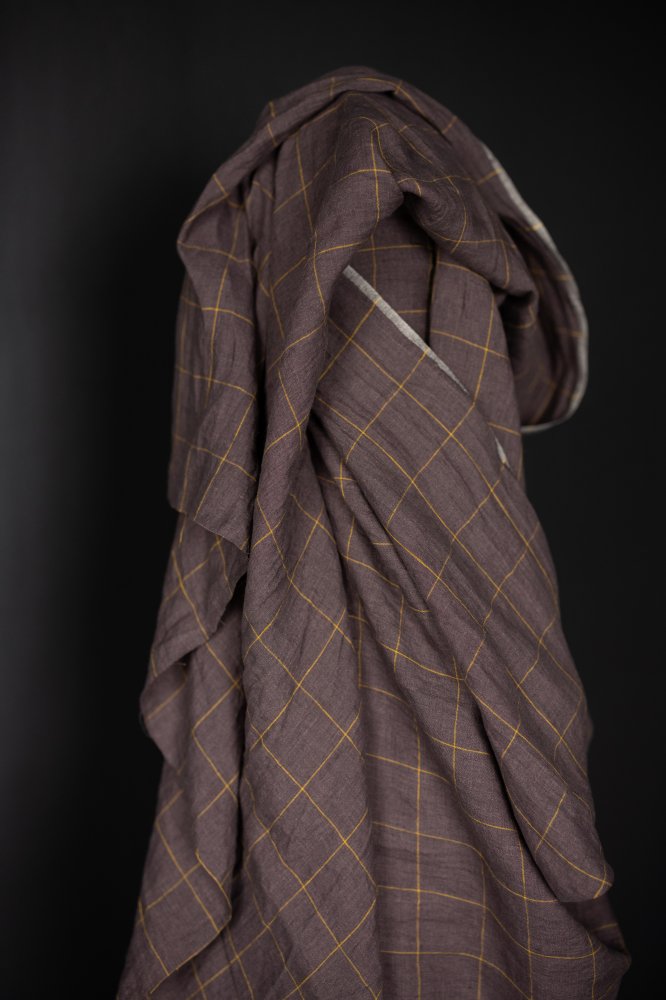 European Laundered Linen Check - Sophia Plum