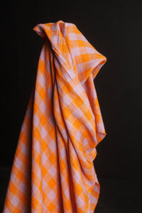 European Laundered Linen Gingham - Sweet Slice