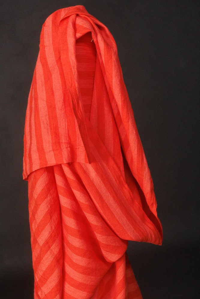 European Laundered Linen Stripe - Tartlet