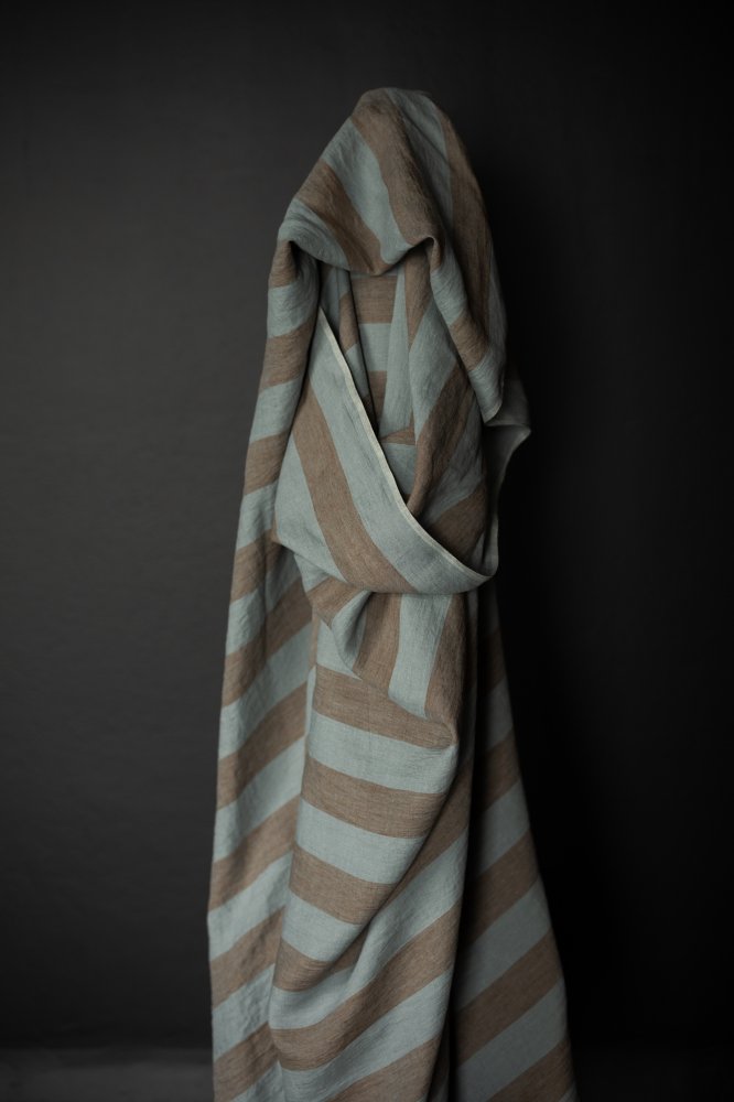 European Laundered Linen - Townhouse Stripe