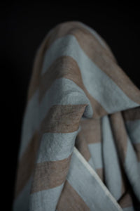 European Laundered Linen - Townhouse Stripe