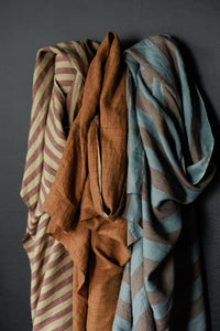 European Laundered Linen - Townhouse Stripe