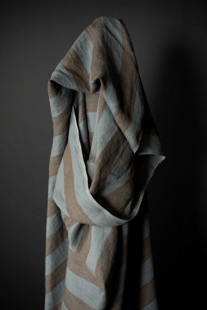 European Laundered Linen - Townhouse Stripe