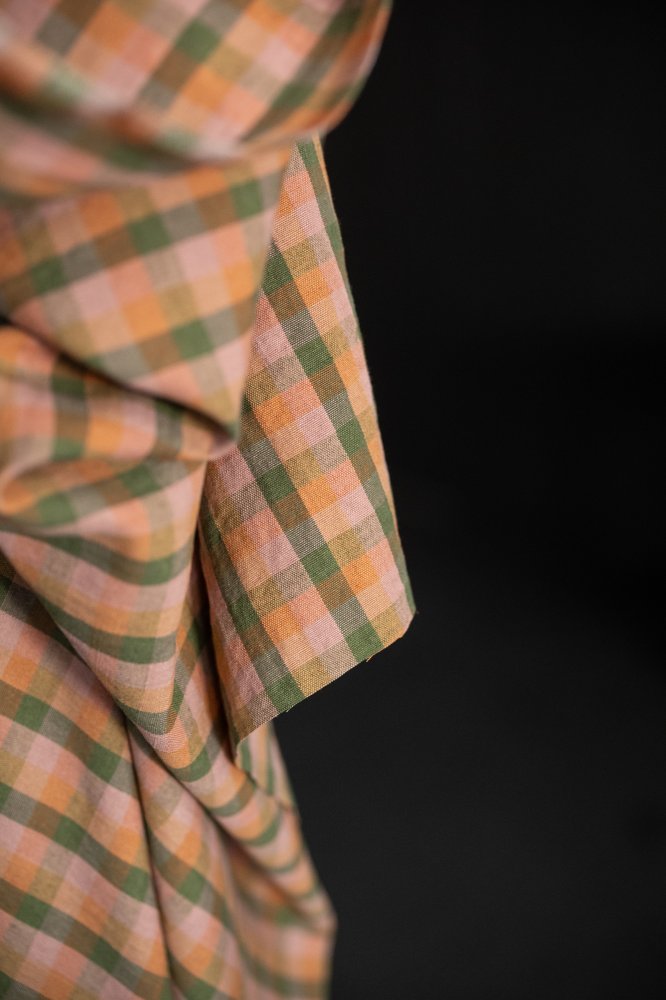 European Laundered Linen/Cotton - Vista Check