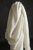 European Linen Waffle - White