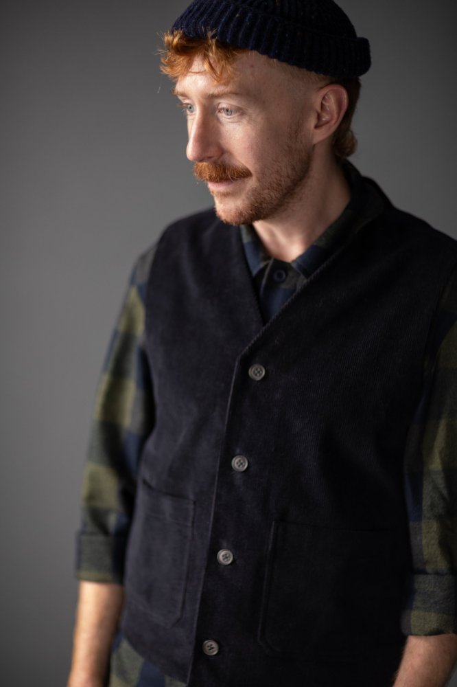 11 Wale Cotton Corduroy - Black