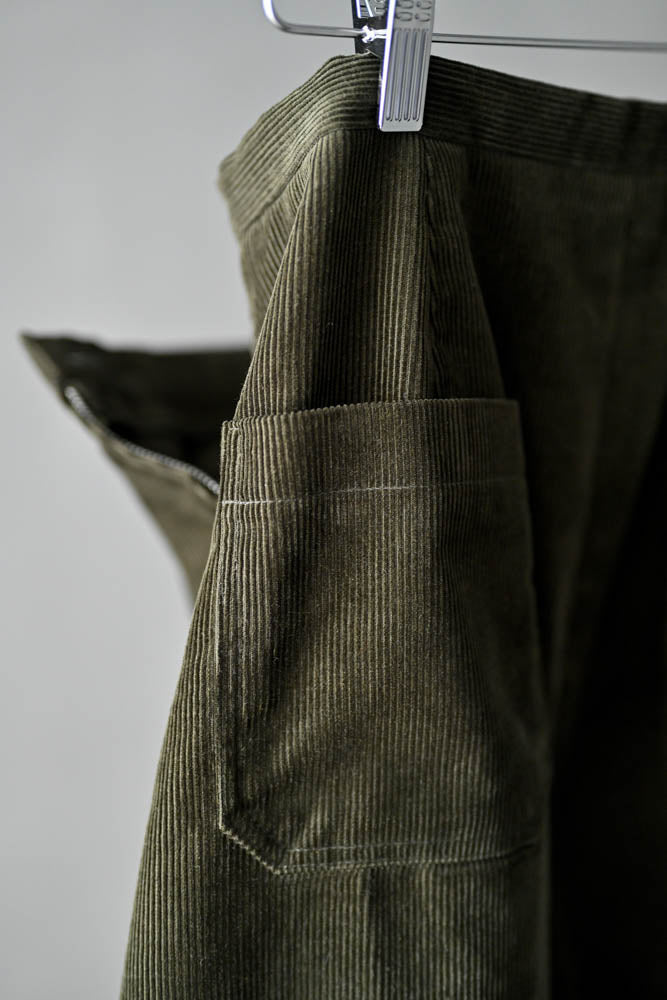 11 Wale Cotton Corduroy - Olive