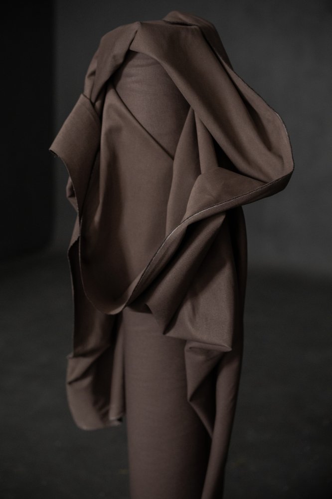 brown 12oz twill fabric