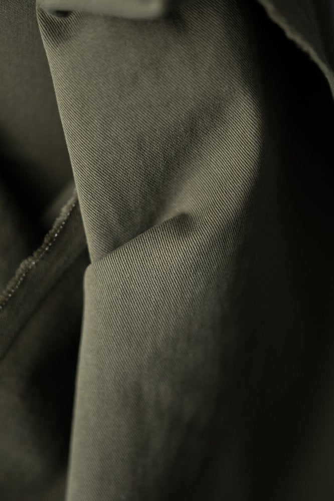 8oz Organic Sanded Twill - Canopy