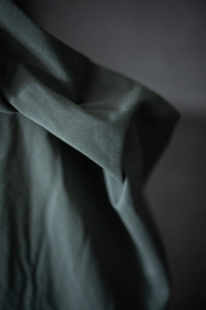 green 8oz twill fabric