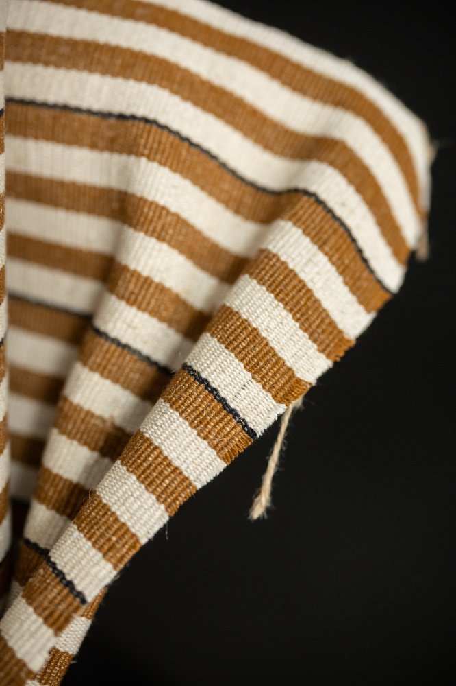 ochre jute runner fabric