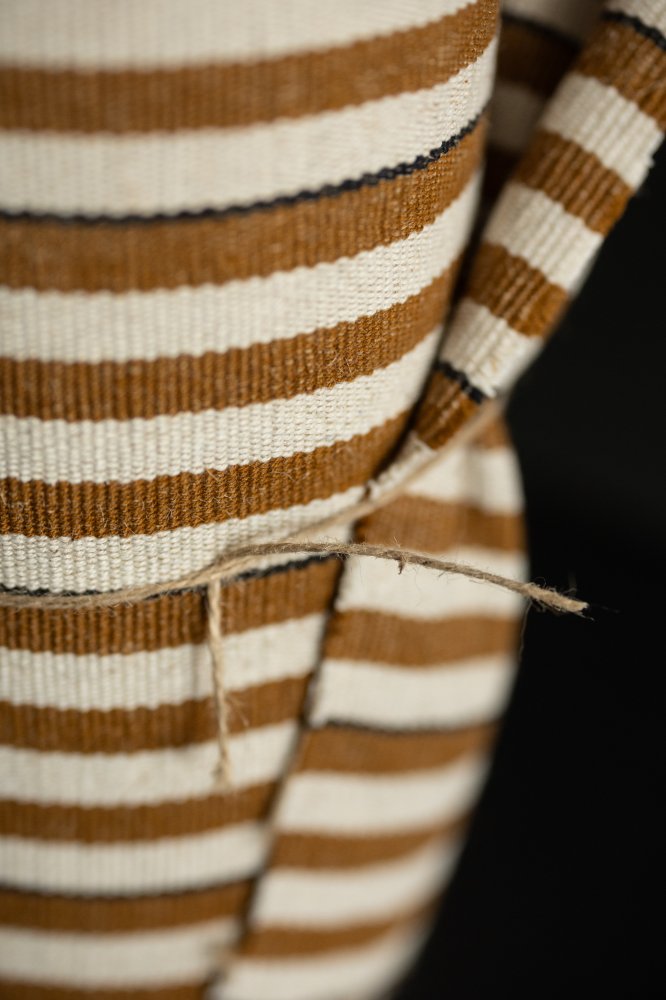 ochre jute runner fabric