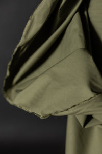 dusty olive green utility cotton fabric