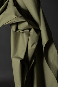 dusty olive green utility cotton fabric