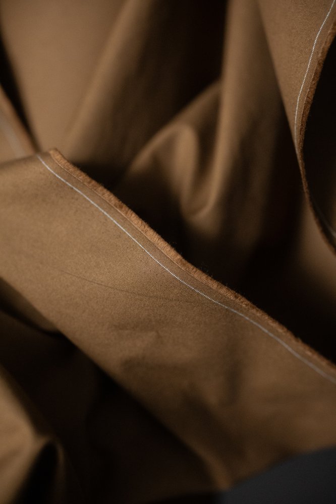 rich dark brown cotton fabric