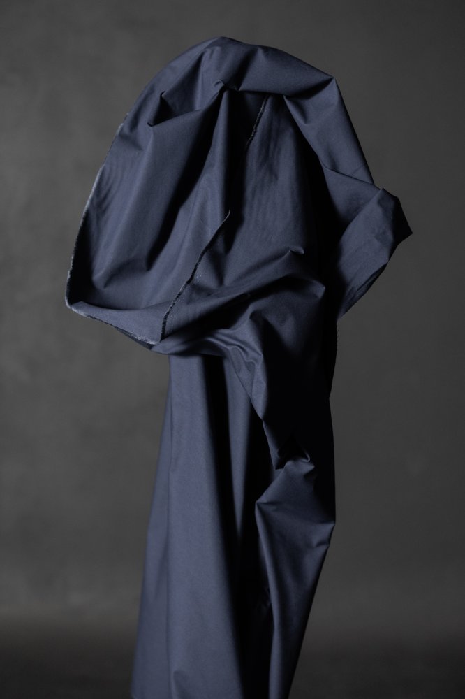 navy blue utility cotton fabric