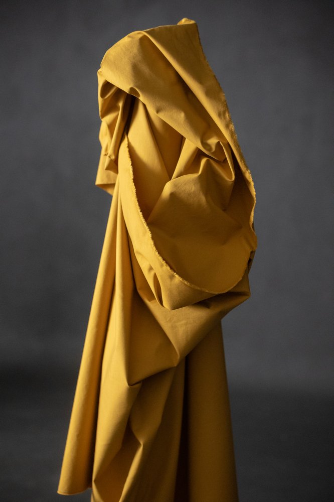mustard yellow cotton fabric