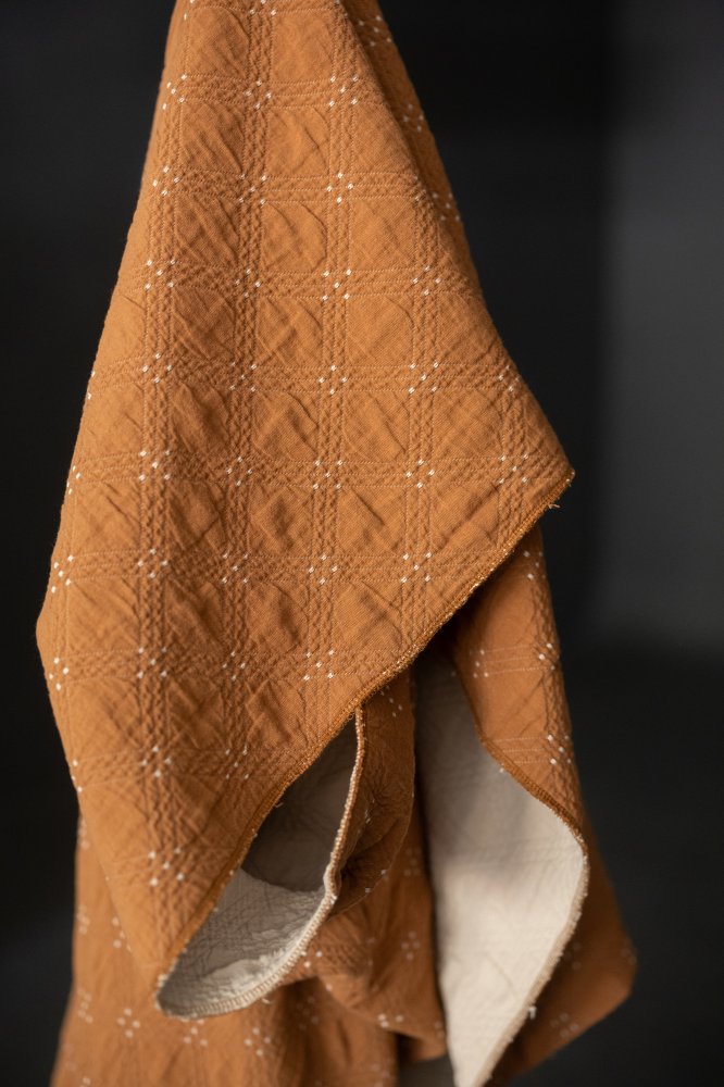 Quilted Cotton Jacquard - Goldie