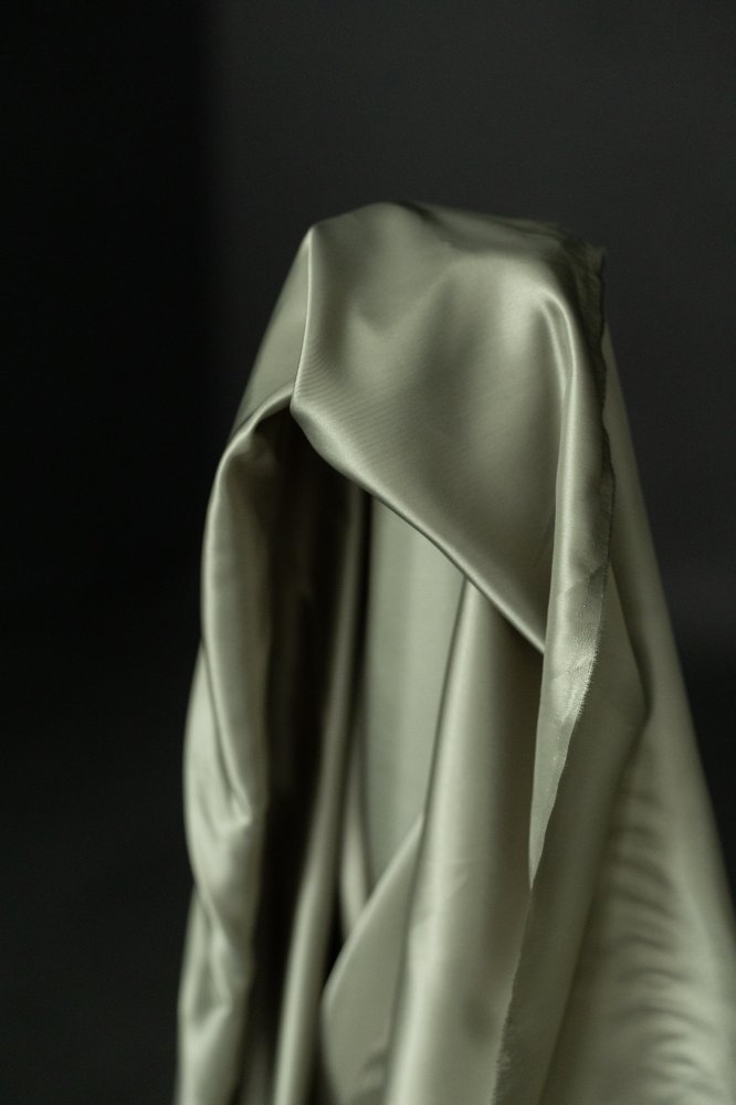 Sage green lining fabric