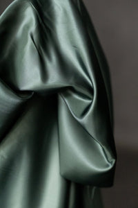 Dark green lining fabric