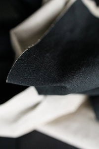 Pigment Linen/Cotton Canvas - Black