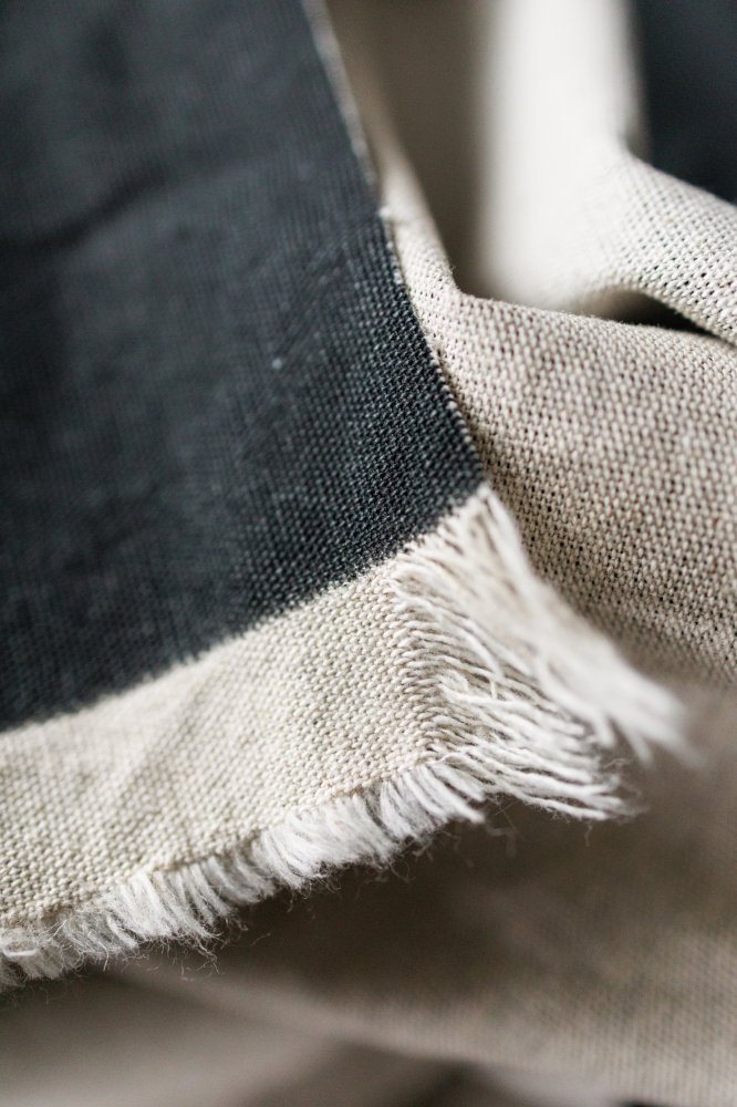 Pigment Linen/Cotton Canvas - Black