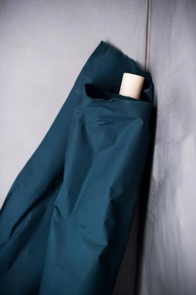 midnight blue dry oilskin fabric