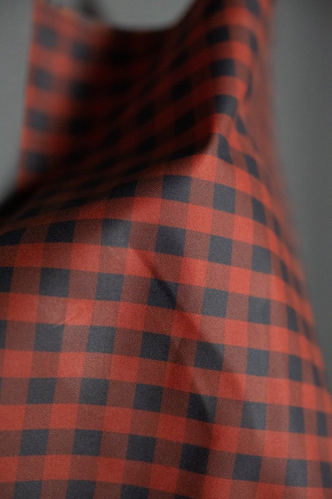 Gingham Oilskin Founding Red