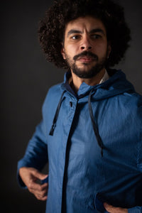 Wax Ripstop Organic Cotton - Charlie Blues
