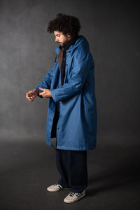 Wax Ripstop Organic Cotton - Charlie Blues