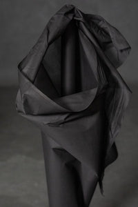 black cotton organdie fabric