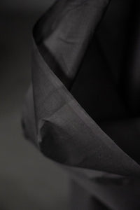 black cotton organdie fabric