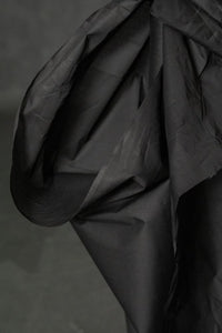 black cotton organdie fabric